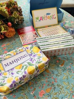 American Mahjong Set NWT. Still in wrapper. Extra Jokers- Blanks. Dice, tile bag